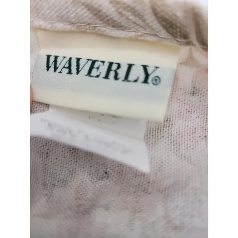 Vintage Waverly Norfolk Rose Valence 72 Inches Long By 15 Wide